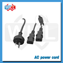 SAA Australia standard y ac power cord with IEC plug